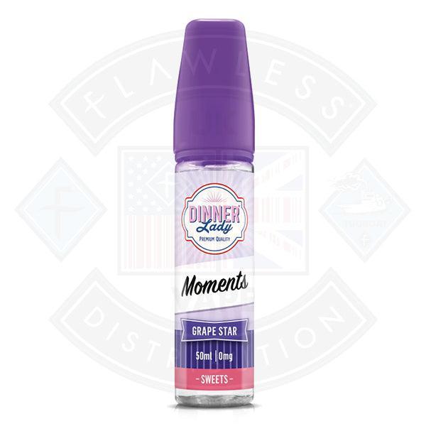 Dinner Lady Moments - Grape Star 50ml Shortfill - Flawless Vape Shop