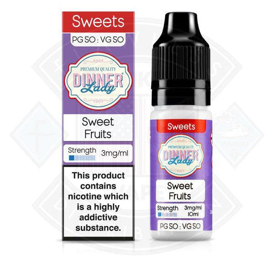 Dinner Lady Sweets 50/50 Sweet Fruits 10ml - Flawless Vape Shop