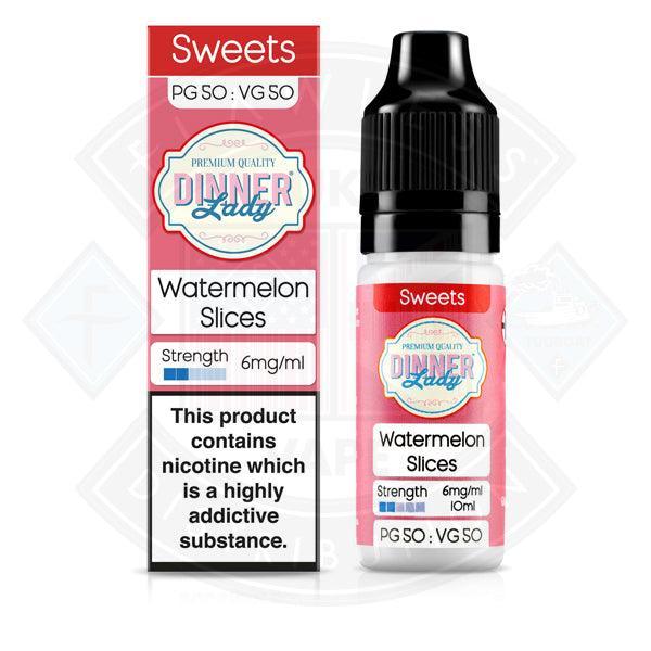 Dinner Lady Sweets 50/50 Watermelon Slices 10ml - Flawless Vape Shop