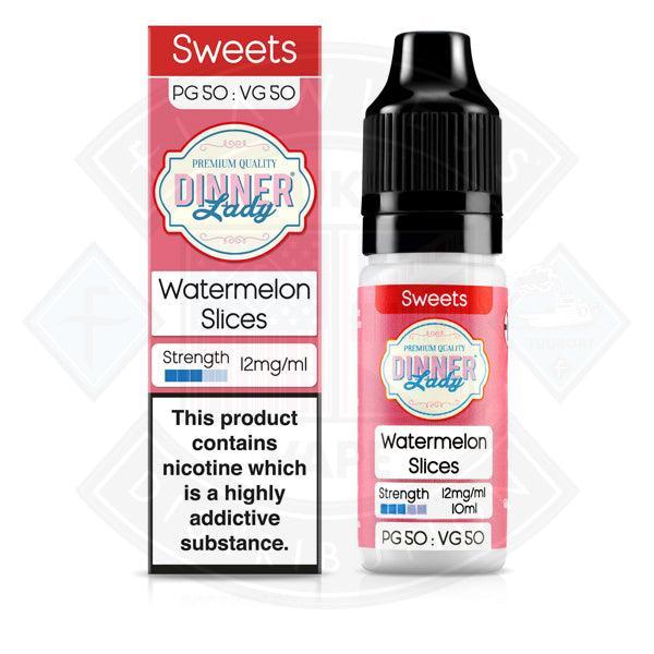 Dinner Lady Sweets 50/50 Watermelon Slices 10ml - Flawless Vape Shop