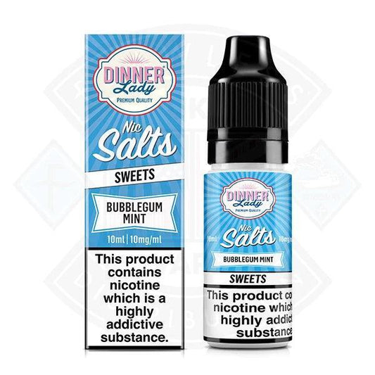 Dinner Lady Sweets - Bubblegum Mint Nic Salt 10ml - Flawless Vape Shop