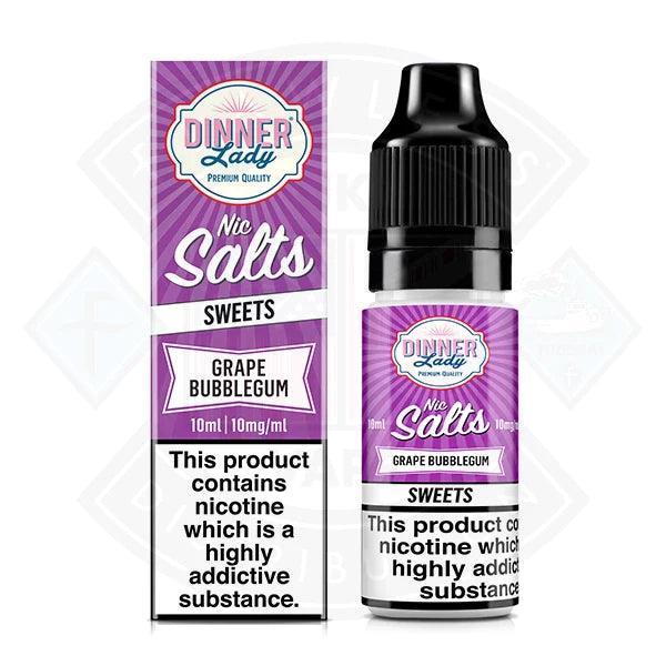 Dinner Lady Sweets - Grape Bubblegum Nic Salt 10ml - Flawless Vape Shop