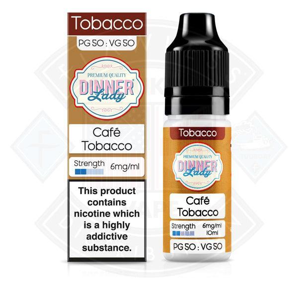 Dinner Lady Tobacco 50/50 Cafe Tobacco 10ml - Flawless Vape Shop