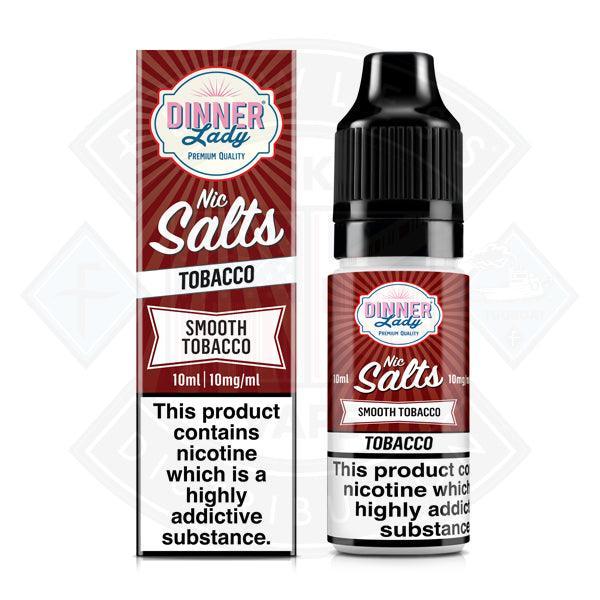 Dinner Lady Tobacco - Smooth Tobacco Nic Salt 10ml - Flawless Vape Shop