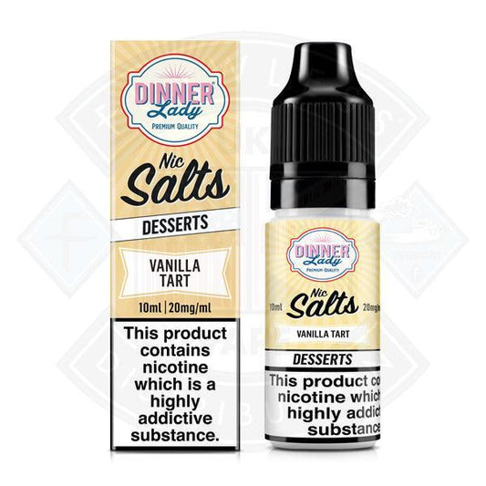 Dinner Lady Tobacco - Vanilla Tobacco Nic Salt 10ml - Flawless Vape Shop