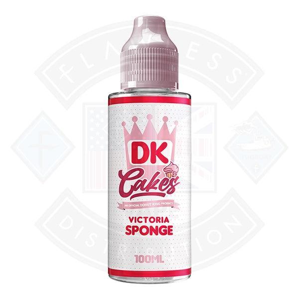 Donut King Cake - Victoria Sponge 0mg 100ml Shortfill - Flawless Vape Shop