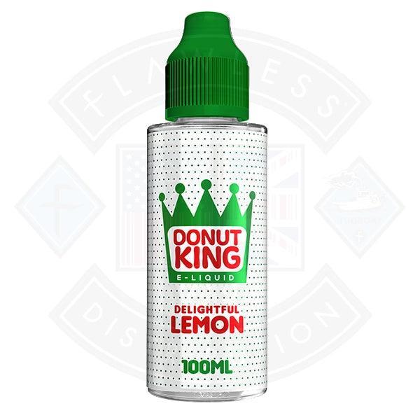 Donut King - Delightful Lemon 0mg 100ml Shortfill - Flawless Vape Shop