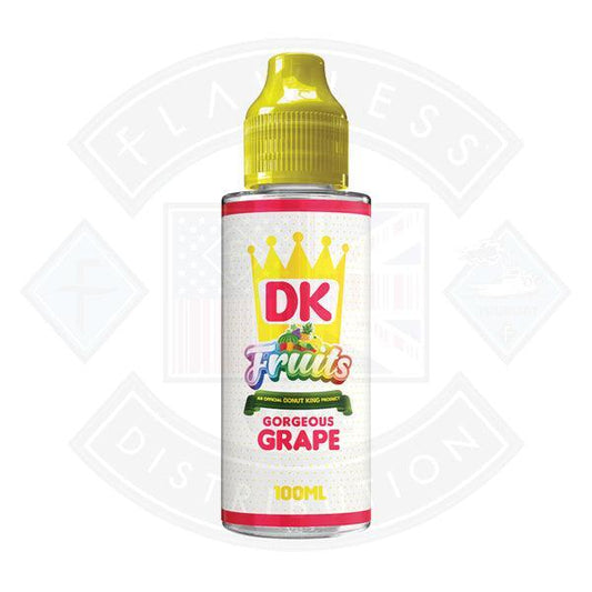 Donut King Fruits - Gorgeous Grape 0mg 100ml Shortfill - Flawless Vape Shop