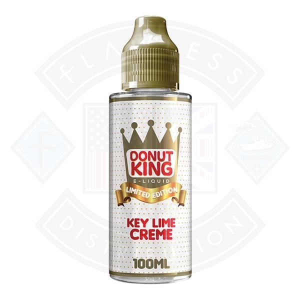 Donut King Limited Edition - Key Lime Creme 0mg 100ml Shortfill - Flawless Vape Shop