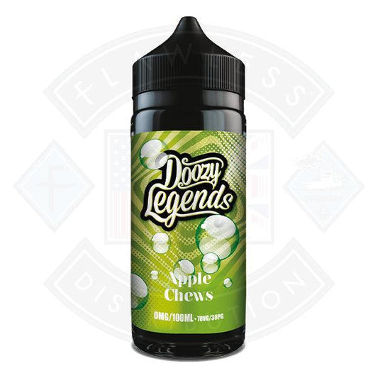 Doozy Legends- Apple Chews 0mg 100ml Shortfill - Flawless Vape Shop