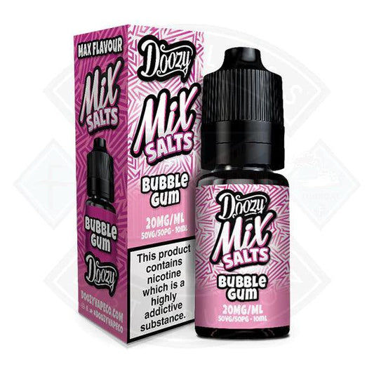 Doozy Mix Salts Bubblegum 50/50 10ml e-liquid - Flawless Vape Shop