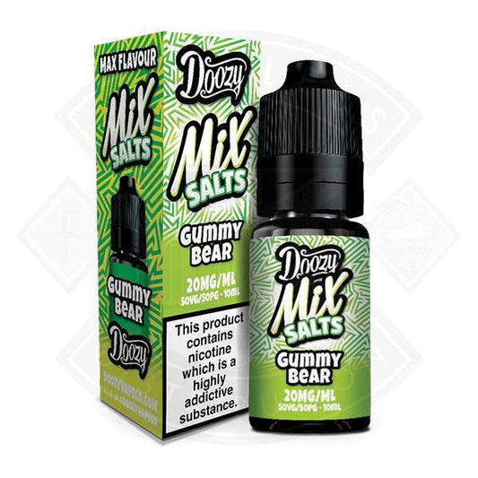 Doozy Mix Salts Gummy Bear 50/50 10ml e-liquid - Flawless Vape Shop