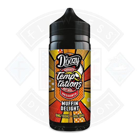 Doozy Temptations- Muffin Delight 0mg 100ml Shortfill - Flawless Vape Shop