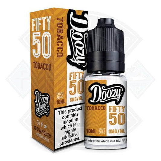 Doozy Vape 50:50 Tobacco 10ml - Flawless Vape Shop