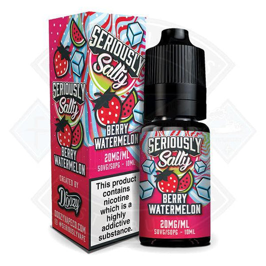 Doozy Vape Seriously Salty - Berry Watermelon 10ml - Flawless Vape Shop