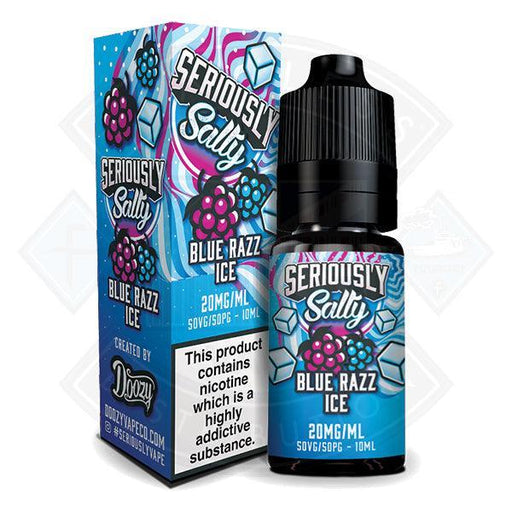 Doozy Vape Seriously Salty - Blue Razz Ice 10ml - Flawless Vape Shop