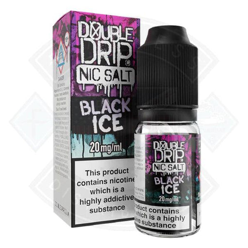 Double Drip Nic Salt Black Ice 10ml E-liquid - Flawless Vape Shop