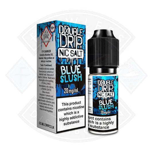 Double Drip Nic Salt Blue Slush 10ml E-liquid - Flawless Vape Shop