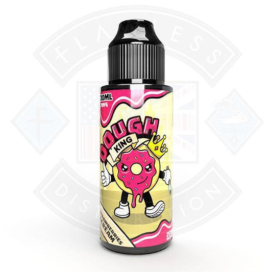 Dough King Strawberries and Cream 0mg 100ml Shortfill - Flawless Vape Shop