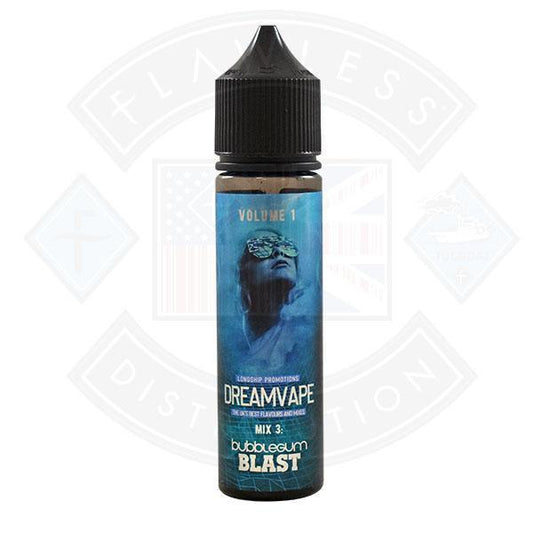 Dreamvape Mix 3 - Bubblegum Blast 0mg 50ml Shortfill - Flawless Vape Shop