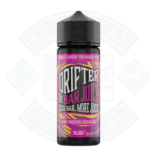 Drifter Bar Juice - Kiwi Passion Guava Ice 0mg 100ml Shortfill - Flawless Vape Shop