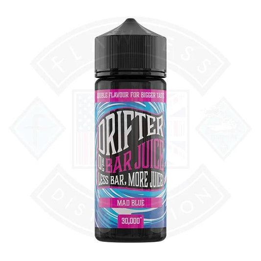 Drifter Bar Juice - Mad Blue 0mg 100ml Shortfill - Flawless Vape Shop