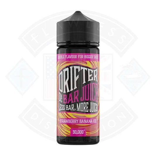 Drifter Bar Juice - Strawberry Banana Ice 0mg 100ml Shortfill - Flawless Vape Shop