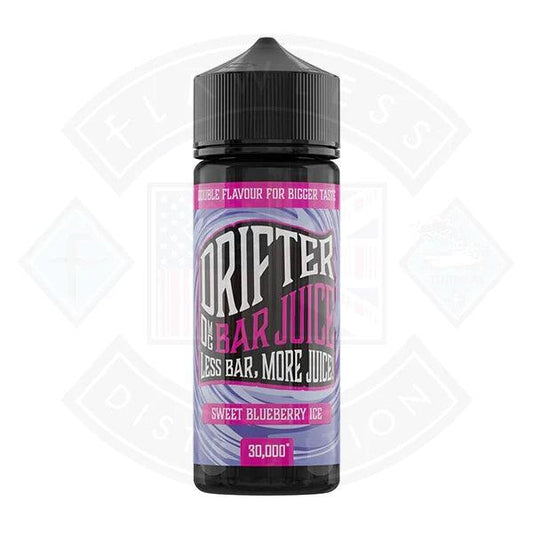 Drifter Bar Juice - Sweet Blueberry Ice 0mg 100ml Shortfill - Flawless Vape Shop