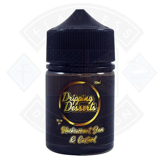 Dripping Desserts Strawberry Jam & Custard 0mg 50ml Shortfill - Flawless Vape Shop