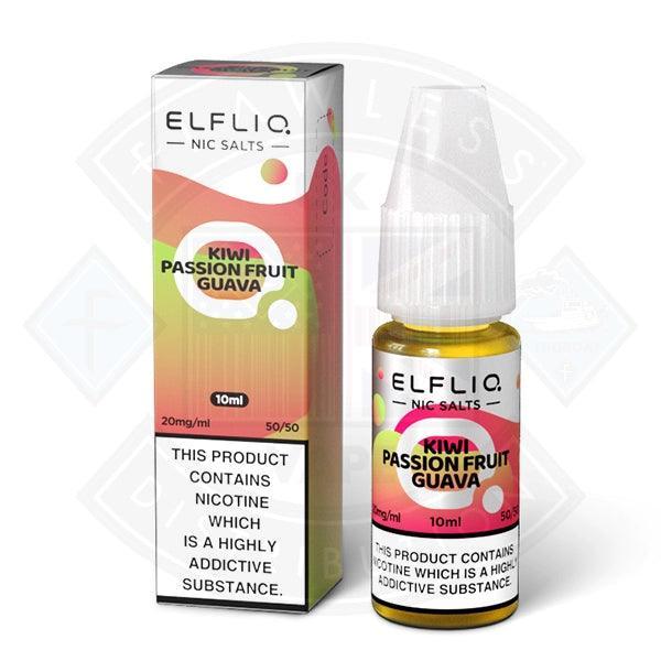 Elf Bar ELFLIQ Kiwi Passion Fruit Guava Nic Salt 10ml - Flawless Vape Shop