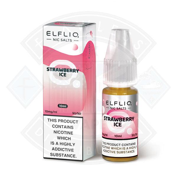 Elf Bar ELFLIQ Strawberry Ice Nic Salt 10ml - Flawless Vape Shop