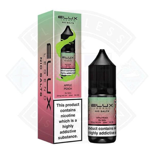 Elux Legend Nic Salt - Apple Peach 10ml - Flawless Vape Shop