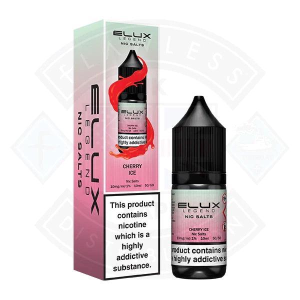 Elux Legend Nic Salt - Cherry Ice 10ml - Flawless Vape Shop