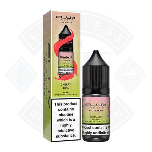 Elux Legend Nic Salt - Cherry Lime 10ml - Flawless Vape Shop