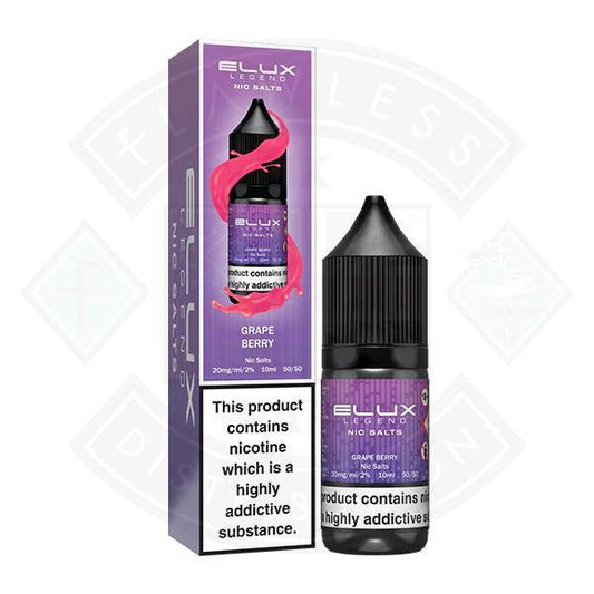 Elux Legend Nic Salt - Grape Berries 10ml - Flawless Vape Shop