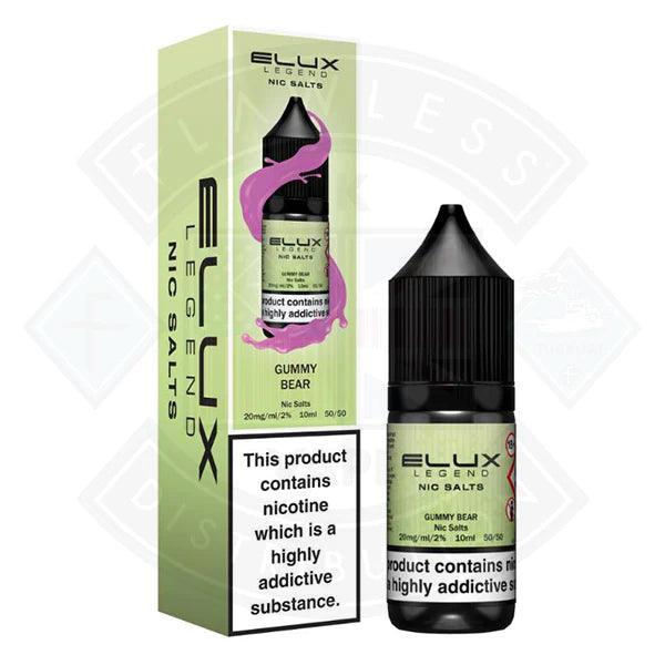 Elux Legend Nic Salt - Gummy Bear 10ml - Flawless Vape Shop