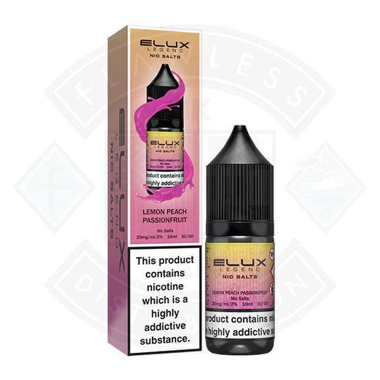 Elux Legend Nic Salt - Lemon Peach Passionfruit 10ml - Flawless Vape Shop