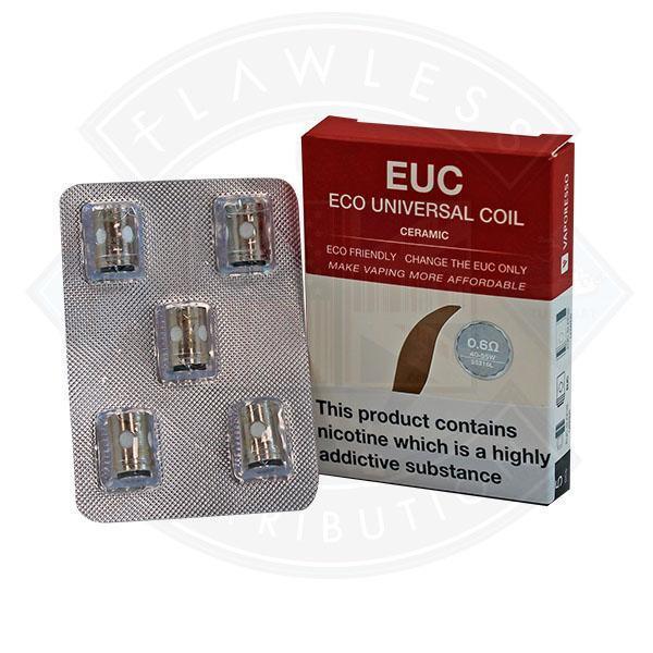 EUC Eco Universal Coil Ceramic (5pck) - Flawless Vape Shop