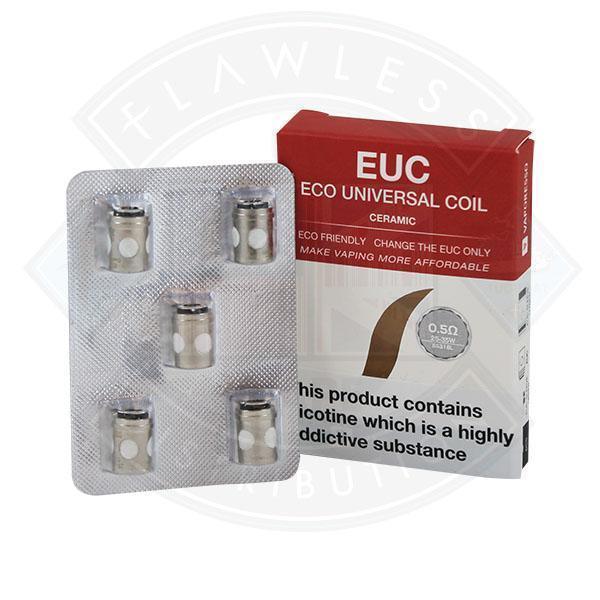 EUC Eco Universal Coil Ceramic (5pck) - Flawless Vape Shop