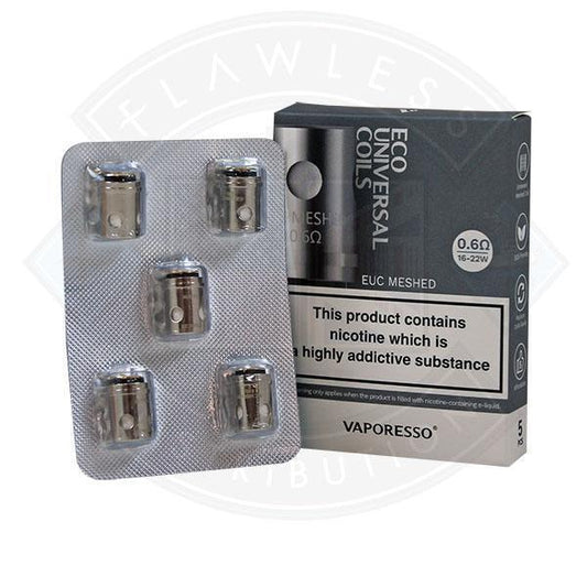 EUC Eco Universal Coil Meshed (5pck) - Flawless Vape Shop