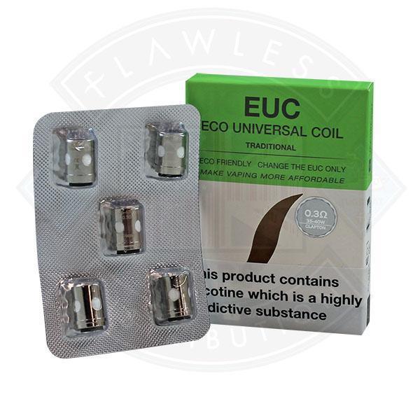 EUC Eco Universal Coil Traditional(5pck) - Flawless Vape Shop