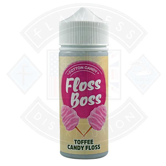 Floss Boss Cotton Candy - Toffee Candy Floss 0mg 100ml Shortfill - Flawless Vape Shop