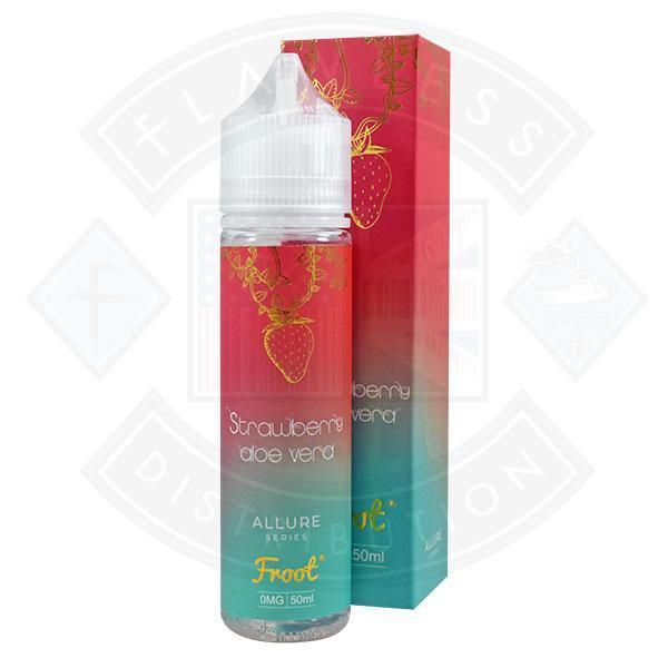 Froot Allure Series- Strawberry Aloe Vera 0mg 50ml Shortfill - Flawless Vape Shop