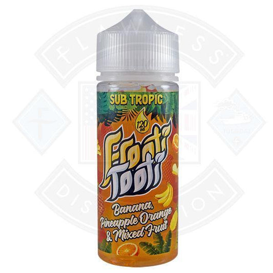 Frooti Tooti- Banana Pineapple Orange Mixed Fruit 0mg 100ml Shortfill - Flawless Vape Shop