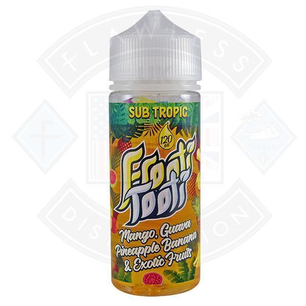 Frooti Tooti- Mango Guava Pineapple Banana Exotic Fruit 0mg 100ml Shortfill - Flawless Vape Shop