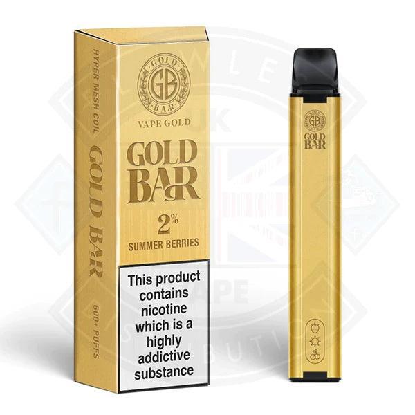 Gold Bar 600 Disposable Vape - Flawless Vape Shop