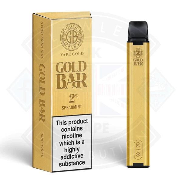 Gold Bar 600 Disposable Vape - Flawless Vape Shop