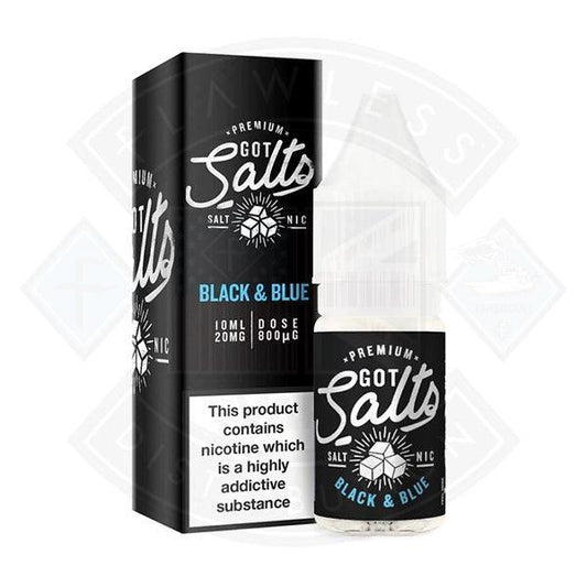 Got Salts Black & Blue 10ml 10mg - Flawless Vape Shop