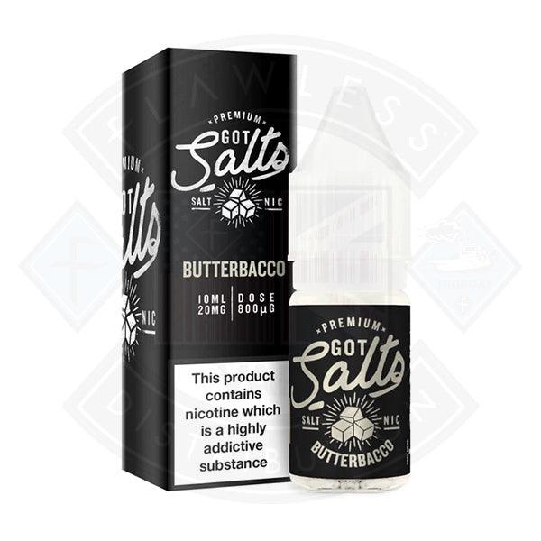 Got Salts Butterbacco 10ml - Flawless Vape Shop