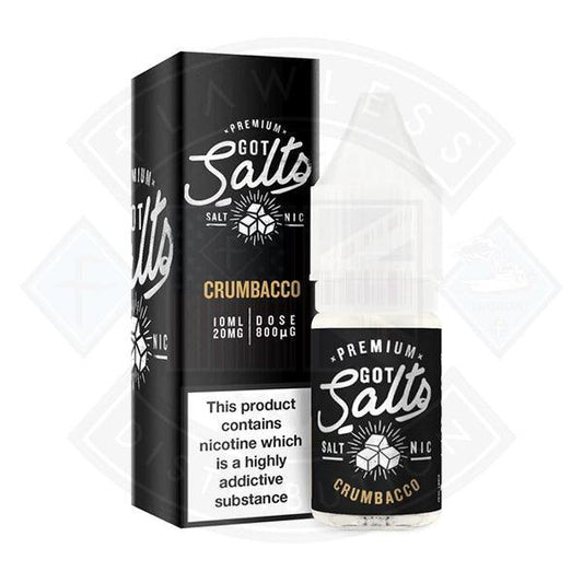 Got Salts Crumbacco 10ml 10mg - Flawless Vape Shop